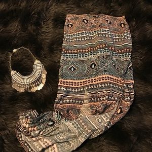 Kendall & Kylie high waist maxi skirt